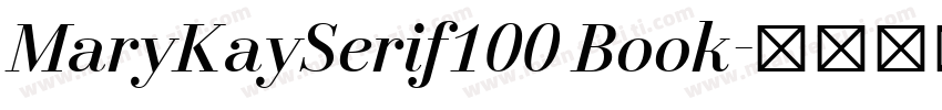MaryKaySerif100 Book字体转换